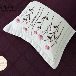 Caspian Bedsheet — Burgundy