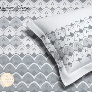 Colour Weaves Bedsheet — Grey