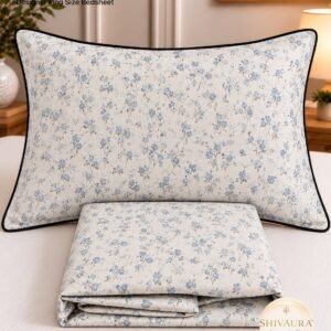 Bloom Bedsheet — Powder Blue